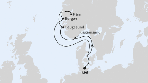 O`zapft is! in Norwegen Kiel - Kristiansand - Haugesund - Flam - Bergen - Kiel