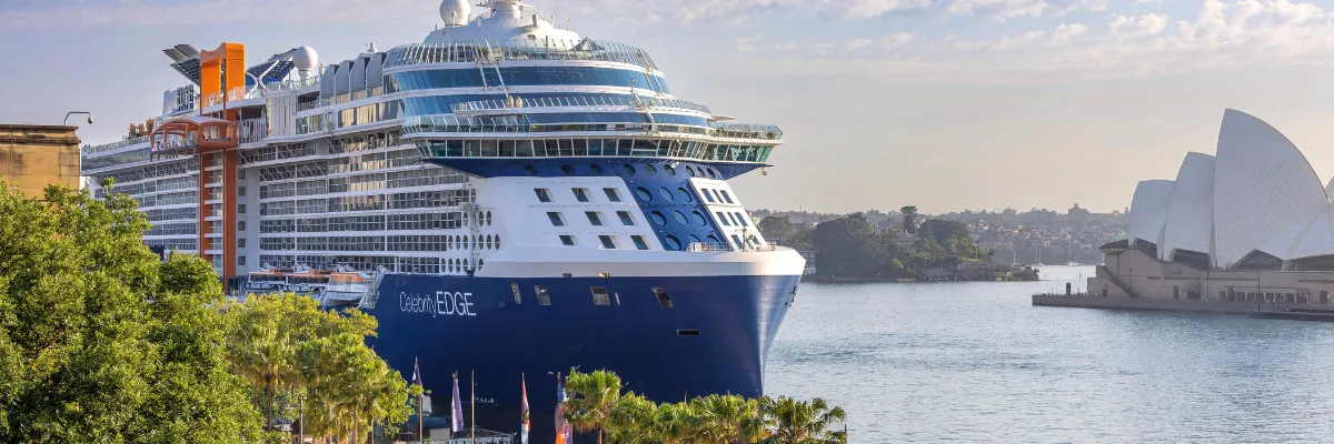 Inklusivleistungen bei Celebrity Cruises Genießen Sie die Inklusivleistungen von Celebrity Cruises zum Beispiel auf der Celebrity Edge bei einer Kreuzfahrt nach Sydney.