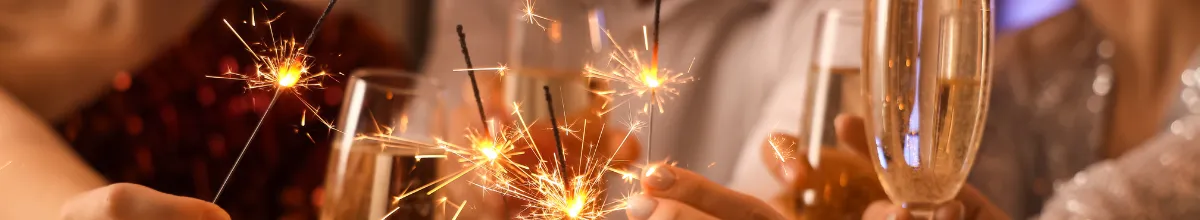 Silvesterparty auf dem Flussschiff: Feiern Sie auf einer Flusskreuzfahrt ausgelassen ins neue Jahr.