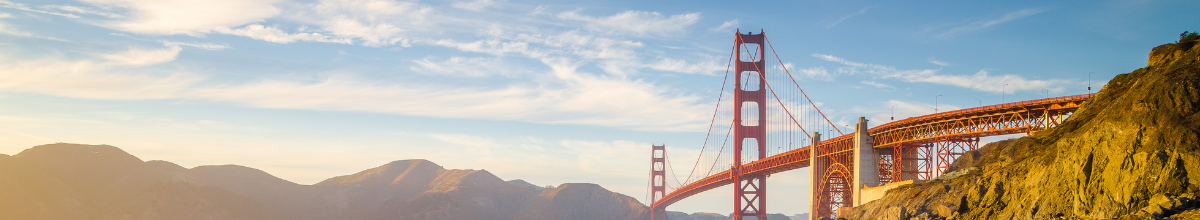 Die Golden Gate Bridge in San Francisco können Sie bei einer Nordamerika Kreuzfahrt besuchen.