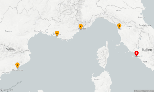 7 Nächte - ITALIEN, FRANKREICH & SPANIEN KREUZFAHRT: ROM, NIZZA & BARCELONA