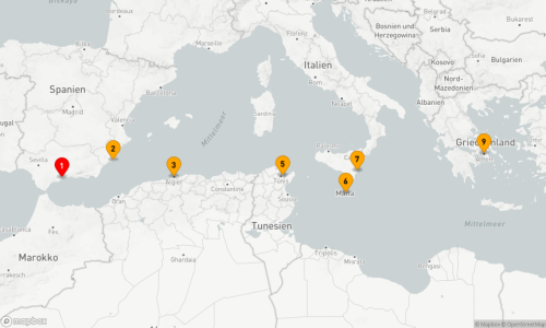 9 Nächte - BEST OF THE MEDITERRANEAN CRUISE: LA GOULETTE, VALLETTA & SIRACUSA