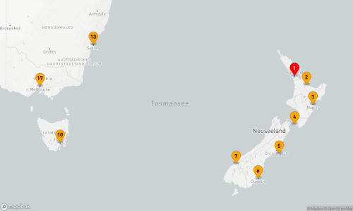 16 Nächte - NEUSEELAND & AUSTRALIEN URLAUBSKREUZFAHRT: WELLINGTON, HOBART & SYDNEY Auckland - Tauranga - Napier - Wellington - Akaroa - Dunedin - Milford Sound - Hobart (2 Tage) - Sydney (3 Tage) - Melbourne