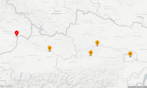 4 Nächte - Donau Kurz-Kreuzfahrt Passau - Wien - Dürnstein - Melk - Linz - Passau