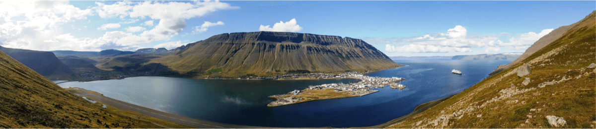 Isafjördur in Island