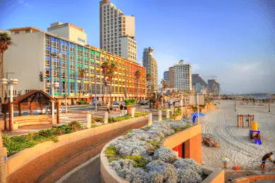 Hotels am Strand von Tel Aviv