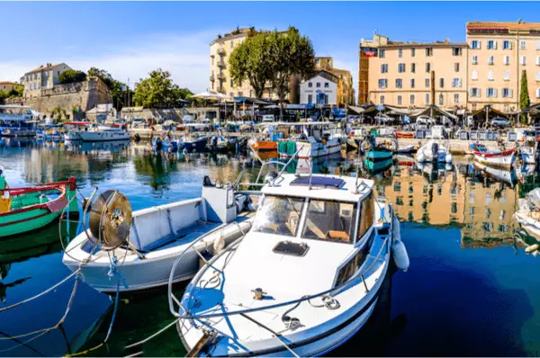 Hafen in Ajaccio
