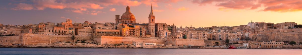 Panoramablick auf Valletta