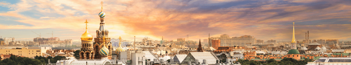 Sankt Petersburg im Winter, eine der schönsten Städte Russlands,