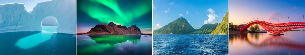 Ab Bremerhaven ist der Horizont unendlich: Ob Gletscher in der Arktis, das Nordkap in Norwegen, karibische oder kanarische Inseln sowie Europas Metropolen wie Amsterdam.