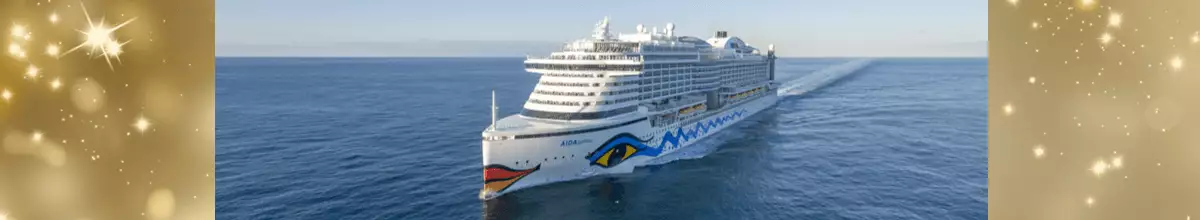 Adventliches Angebot von AIDA: Kreuzfahrten im Januar ab 299 €.