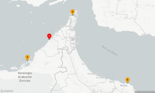 7 Nächte - Zauber des Orients Dubai - al-Chasab - Maskat - Abu Dhabi
