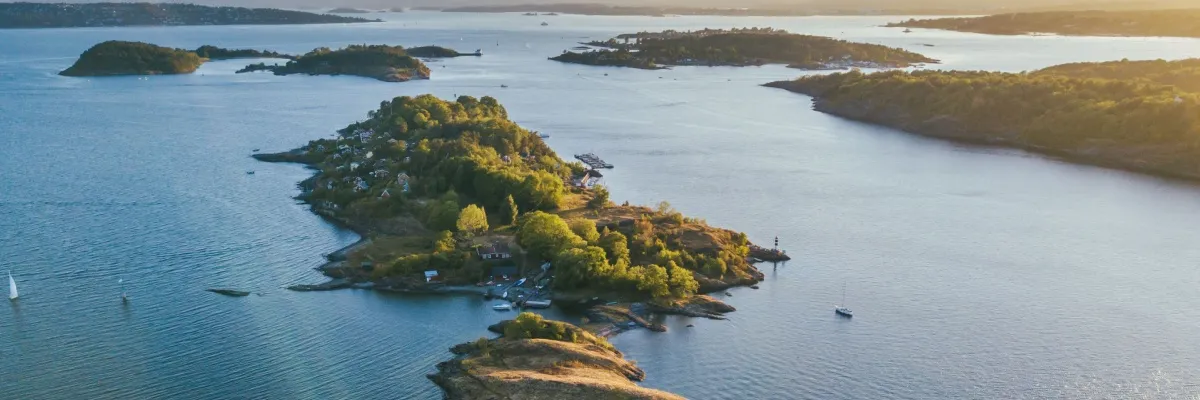 Mit AIDA Last Minute in den Norden Malerische Inseln im Oslofjord, Norwegen