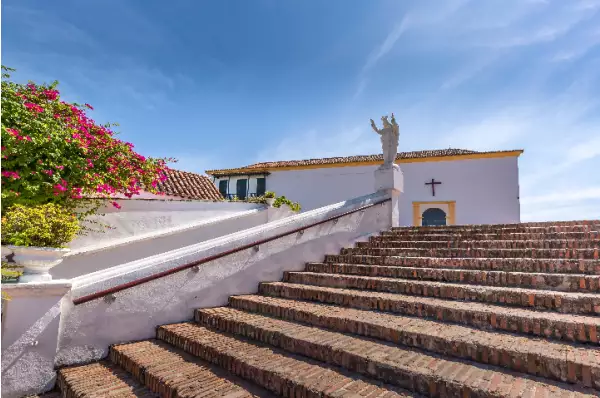 Natürlicher Tunnel in den Mangrovenwäldern in der Nähe von Cartagena de Indias