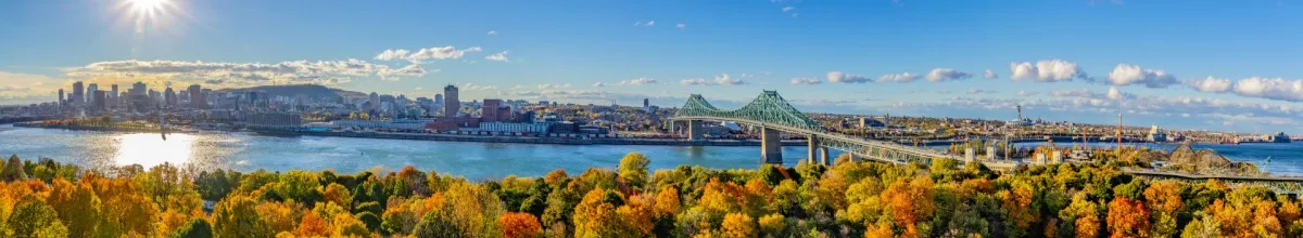 Die schöne Skyline von Québec.