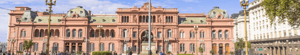Majestätisch thront der Palast in Buenos Aires