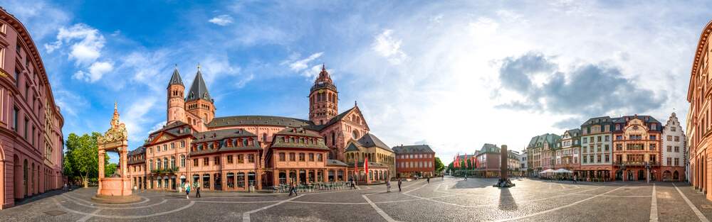 Die schöne Innenstadt von Mainz