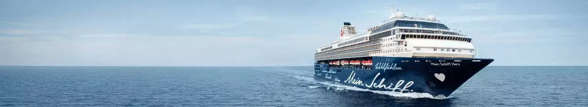 Mein Schiff Herz auf See.