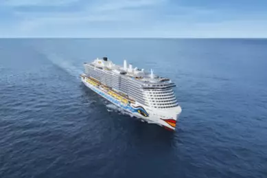 AIDAcosma auf dem Meer