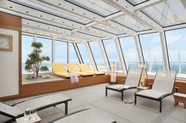 Liegen im Wellnessbereich von AIDAvita