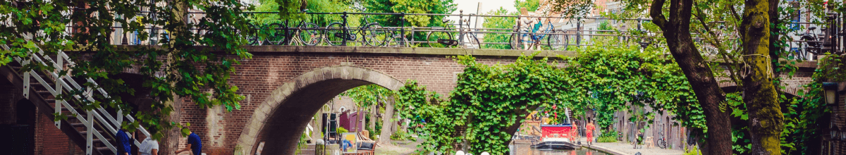 Der Grachtenkanal in Utrecht
