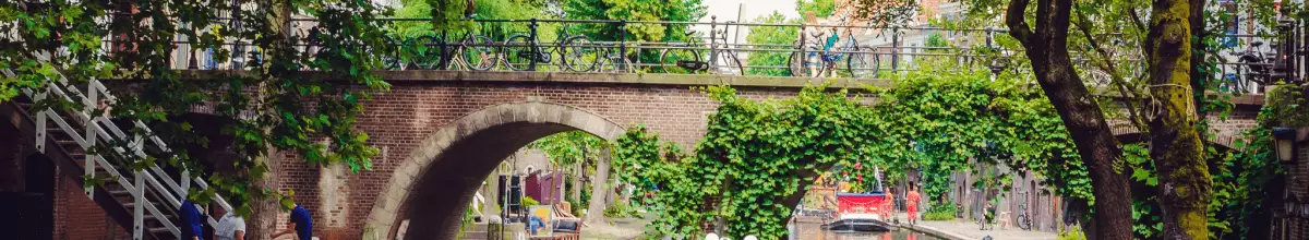 Der Grachtenkanal in Utrecht