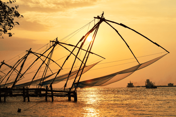 Kochi Die malerische Hafenstadt in Indien