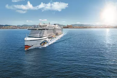 Frontansicht von AIDAperla