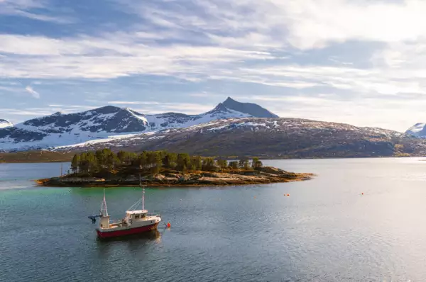 Das Atlantikufer in Narvik