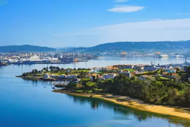 Die Küste von Ferrol