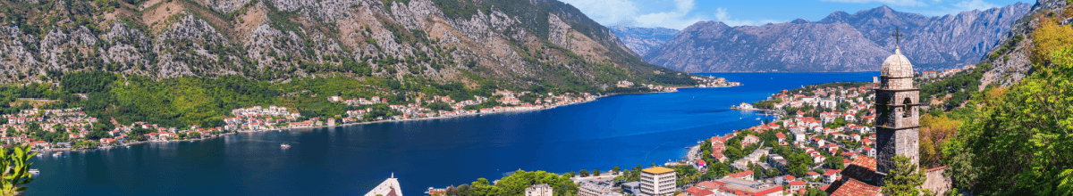 Der Ausblick auf den Hafen von Kotor
