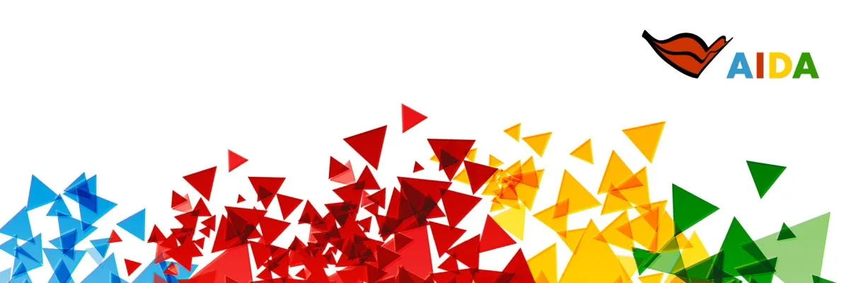 AIDA Cruises Bunte Dreiecke und das AIDA Logo