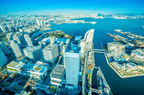 Yokohama: Blick aus Vogelperspektive