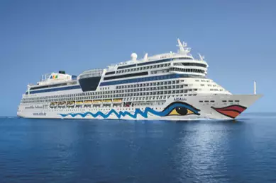 AIDAblu auf hoher See