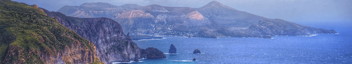 Lipari- Inselaufnahme aus Entfernung