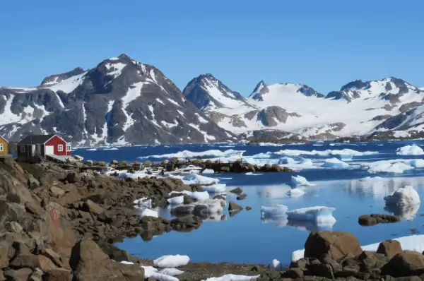 Grönland Qerqertasuaq Eisberge