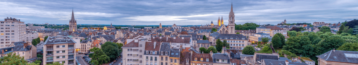 Caen Grüne Stadt der Normandie