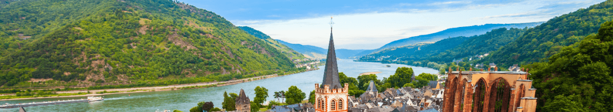 Ausblick auf den Rhein.
