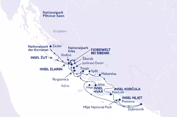 Die schönsten Städte Kroatiens An der Küste auf dem Festland. Kroatien überzeugt mit schönen Städten und viel historischem Background. Vom Nationalpark der Kornaten bis Dubrovnik.