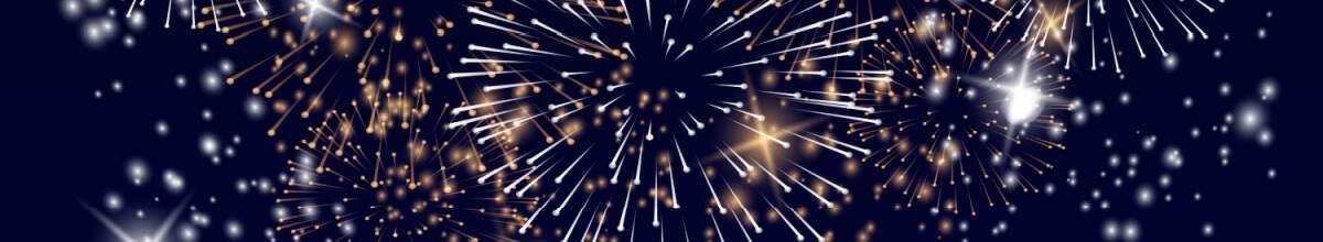Banner-Bild für die Eventkreuzfahrten von nicko cruises mit einem goldenen Feuerwerk auf dunklem Hintergrund. Das Feuerwerk symbolisiert die festliche Atmosphäre und die besonderen Erlebnisse der Themenreisen.