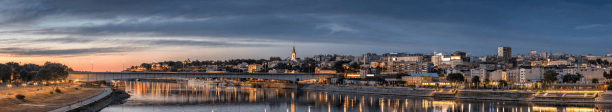 Belgrad: Blick über die Stadt
