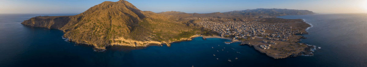 Tarrafal: Blick auf die Reise aus der Vogelperspektive