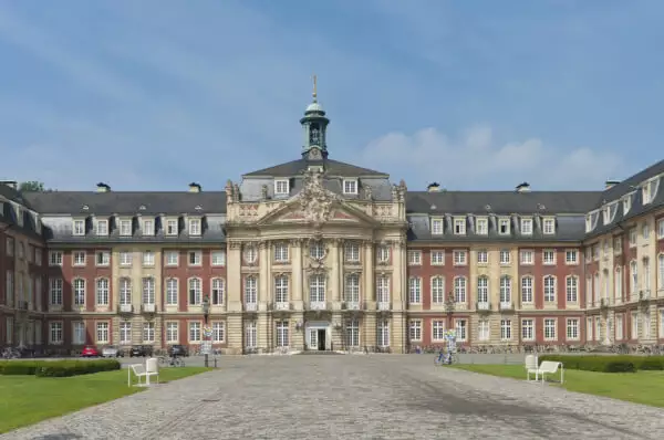 Schloss Münster Blick auf die Universität im Schlossgebäude