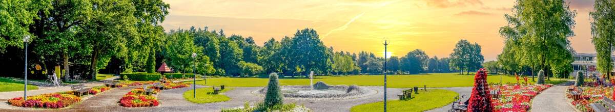 Parkausschnitt vom Kurort Bad Füssing.