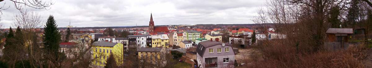 Ausblick auf die Dächer von Eberswalde.