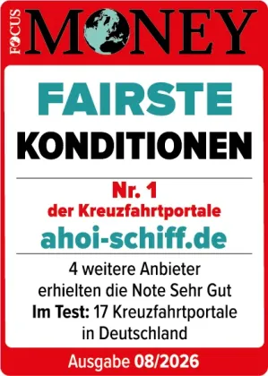 Focus-Money Nr. 1 der Kreuzfahrtportale für die fairsten Konditionen