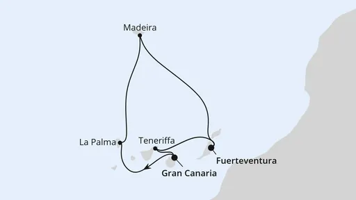 Route Kanarische Inselwelt & Madeira