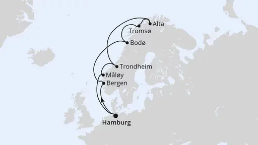 Route Winter im hohen Norden ab Hamburg 1
