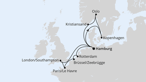 AIDAnova Kreuzfahrt - 14 Nächte - Metropolen & Skandinavien ab Hamburg ab 05.12.26