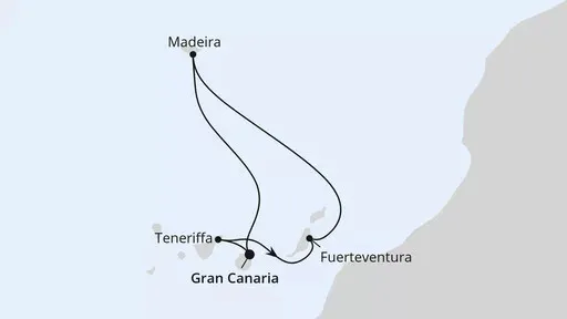 Route Kanaren & Madeira ab Gran Canaria